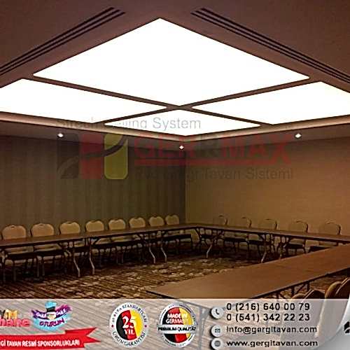 Işıklı Doku Gergi Tavan