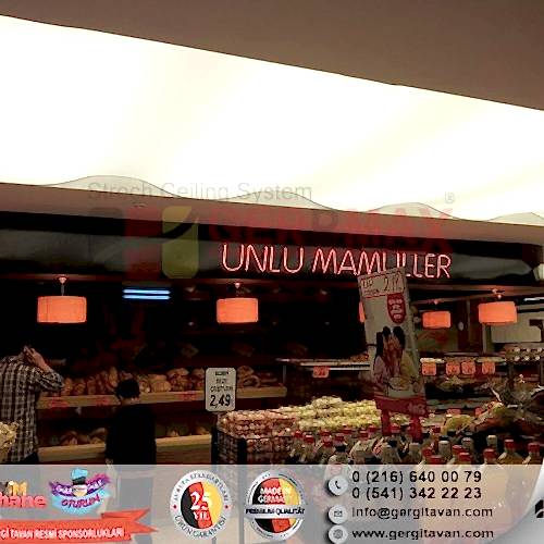 Işıklı Doku Gergi Tavan