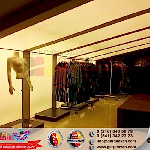 Işıklı Doku Gergi Tavan