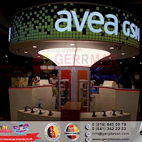 Avea Sabiha Gökçen Havalimanı Gergi Tavan Projesi