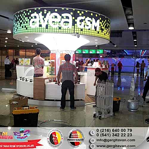 Avea Sabiha Gökçen Havalimanı Gergi Tavan Projesi