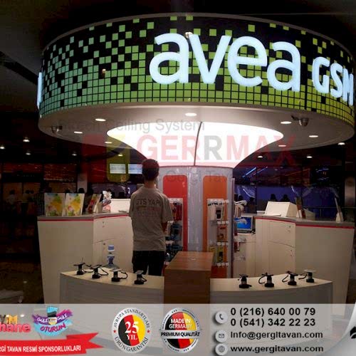 Avea Sabiha Gökçen Havalimanı Gergi Tavan Projesi