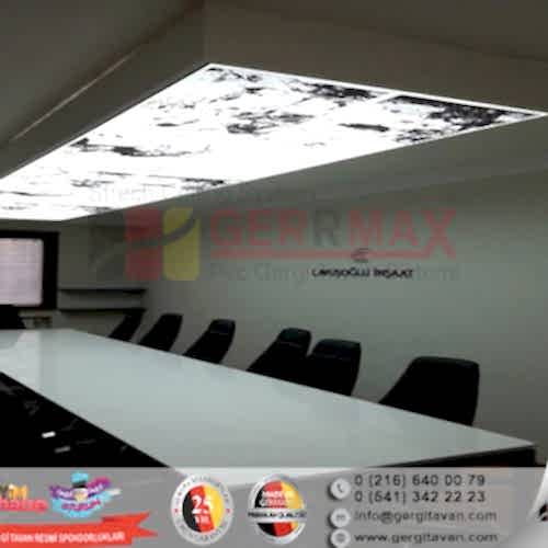 Çavuşoğlu İnşaat İstanbul Işıklı Gergi Tavan Projesi