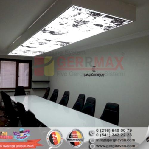 Çavuşoğlu İnşaat İstanbul Işıklı Gergi Tavan Projesi