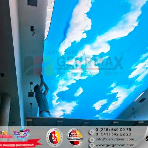 Ramada Otel Azerbaycan Işıklı Gergi Tavan Projesi