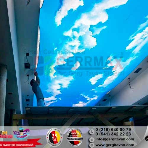 Ramada Otel Azerbaycan Işıklı Gergi Tavan Projesi