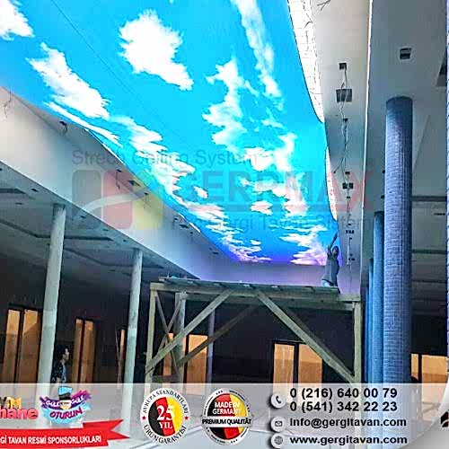 Ramada Otel Azerbaycan Işıklı Gergi Tavan Projesi